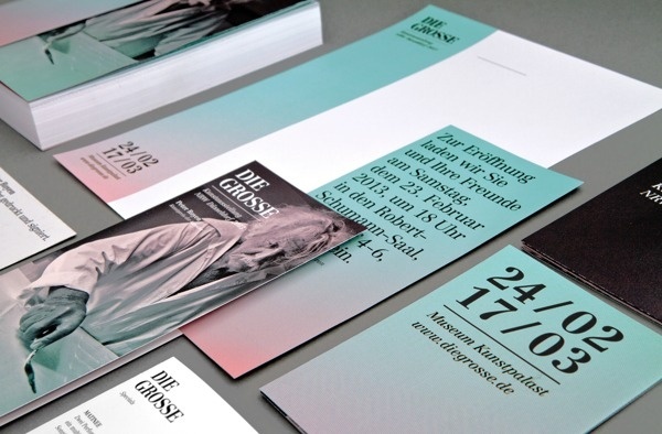 DIE GROSSE Kunstausstellung NRW Branding on Behance #die #print #design #graphic #gross #rainbow