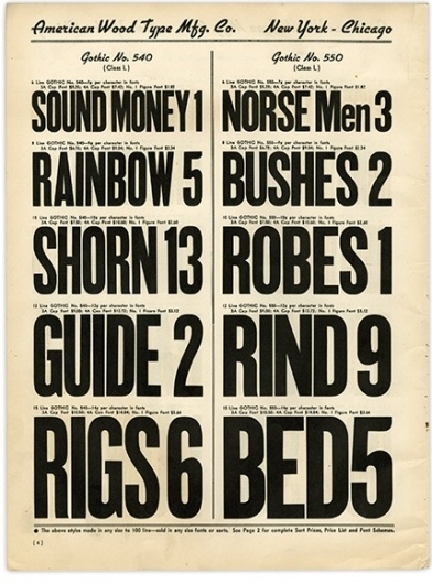 Letterpress Daily #speciman