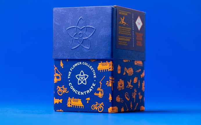 The Flower Collective - Mindsparkle Mag Jonny Black, Richard Roche & Chris von Burske designed The Flower Collective – a cannabis company based in the small mountain town of Nederland, Colorado. #logo #packaging #identity #branding #design #color #photography #graphic #design #gallery #blog #project #mindsparkle #mag #beautiful #portfolio #designer