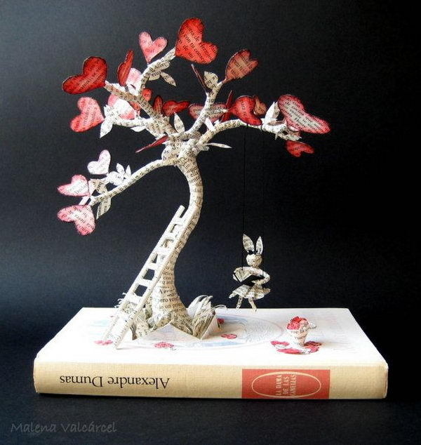 20 Cool Book Sculptures for Inspiration #sculptures #book #art