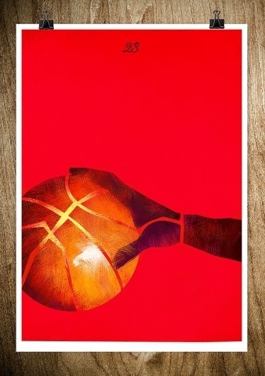 23 - Rocco Malatesta Posters & Prints #jordan #air #design #graphic #rocco #malatesta #illustration #poster