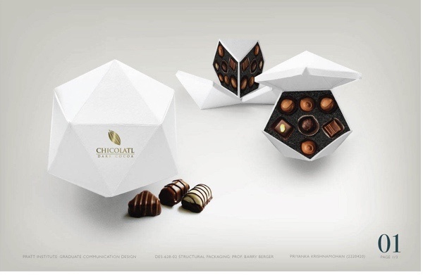 Chicolatl - Structural Package design by Priyanka Krishnamohan