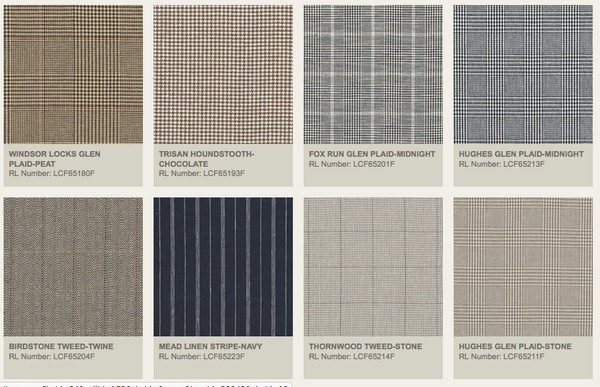 1. Ralph Lauren Fabric #textiles #fabrics #traditional #menswear