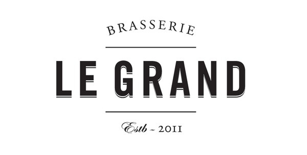Brasserie – Le Grand on the Behance Network #menu #design #typography