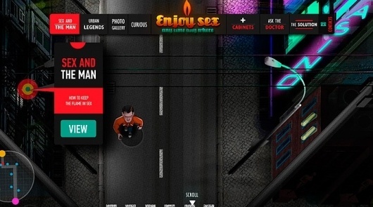 Enjoy sex anytime anywhere | Awwwards | Site of the day #website #layout #design