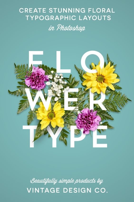 Flower Type for Illustrator