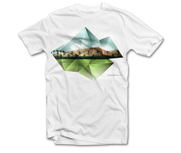 Coachella t-shirt / Edoardo Chavarin #festival #design #shirt #illustration #typograph #shirts