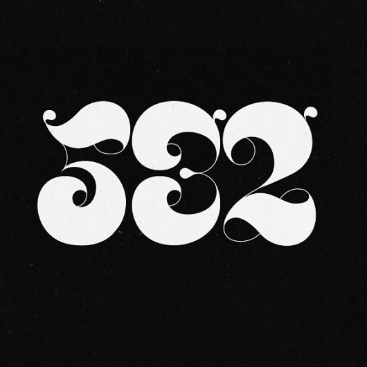 Image Spark - BrianHowe #numbers #typography