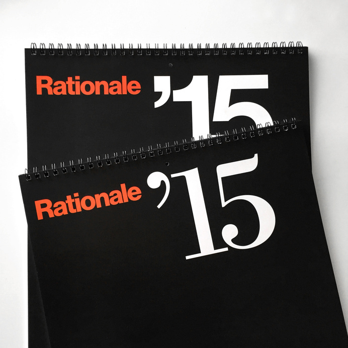 calendar by Rationale #15 #print #calendar