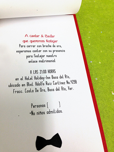 Wedding Invitation /Invitación de Boda #groom #invitation #impreso #print #novia #bride #invitacin #novio #wedding