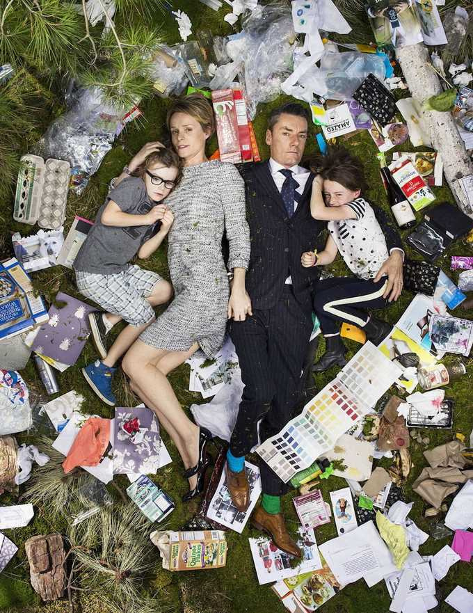 7 Days of Garbage by Gregg Segal #inspiration #creative #photography