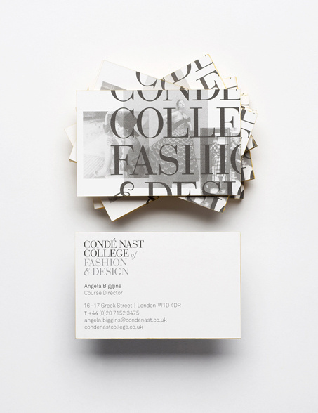 Conde Nast 0045_453 #business #design #stationery #type #cards #typography
