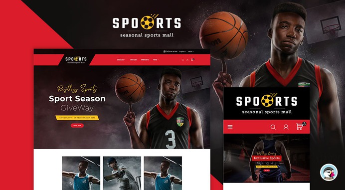 #Sports - #Seasonal #Activities #Mall - #Prestashop #Responsive #Theme | #TemplateTrip #eCommerce #Website #Design #Template