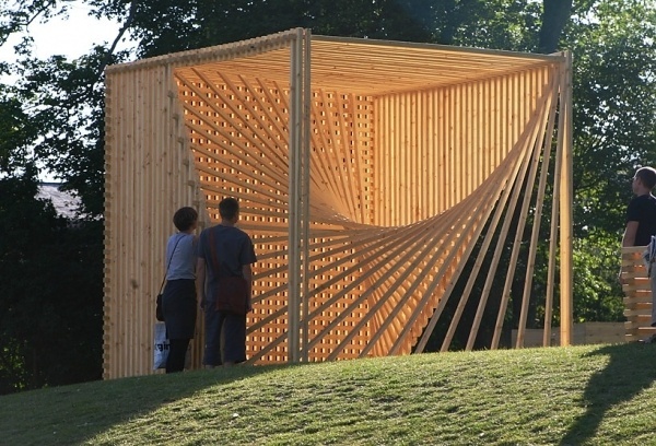 soren korsgaard: organic cube #geometry #wood #art #light #cube