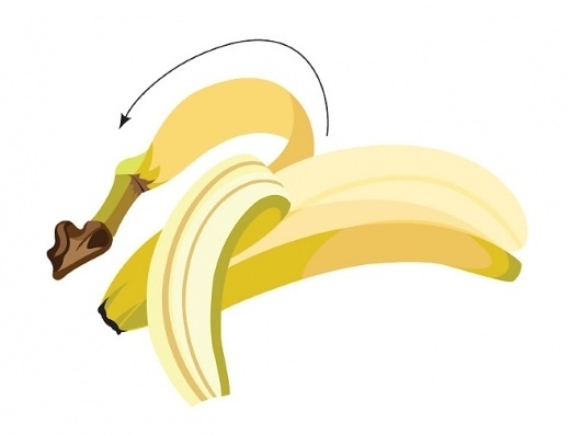 Cassandra Shearer #illustration #vector #banana #fruit