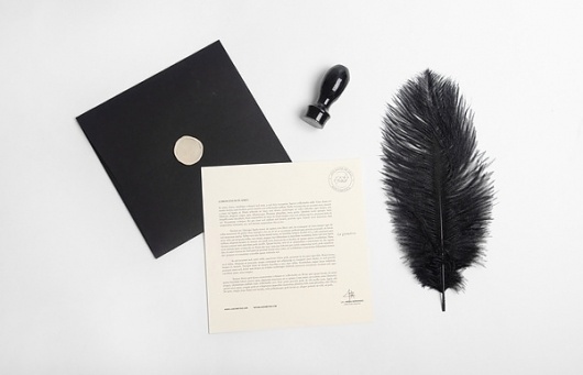 La Géométrie Stationery on the Behance Network #white #branding #mexico #black #letter #and