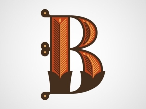 Letter B #letter #type #illustration #b