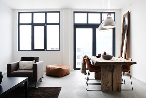KariusBaktus #wood #white #interior #home #leather