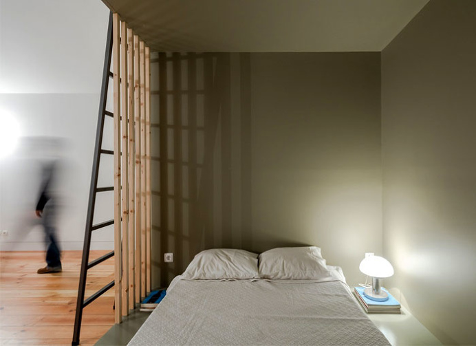 URBAstudios Turn Single Room Urban Dwelling into a House - InteriorZine