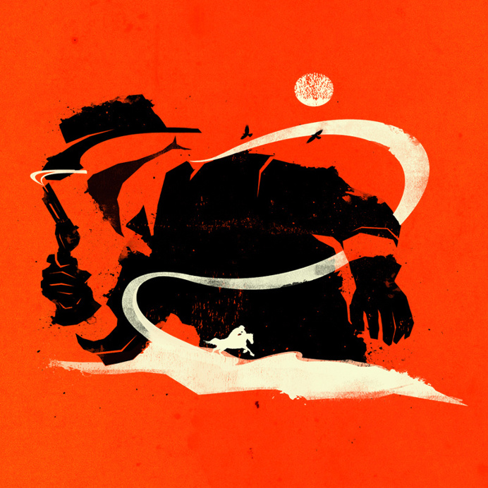a Red Dead Redemption tribute #cowboy #smoke #illustration #videogame