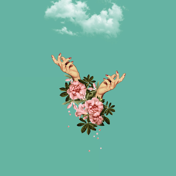 Reach. #collage #illustration #surreal #floral