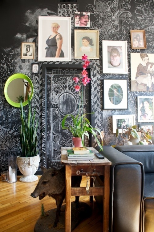 1David #walls #apartment #chalkboard