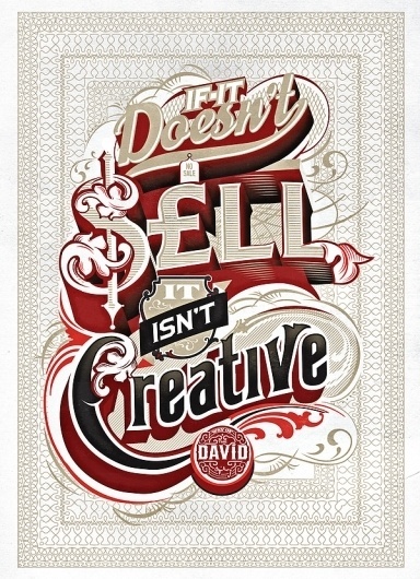 WAY OF THE DAVID on the Behance Network #sell