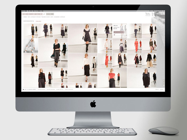 Mozaik launches new Ioanna Kourbela Site #design #web #commerce