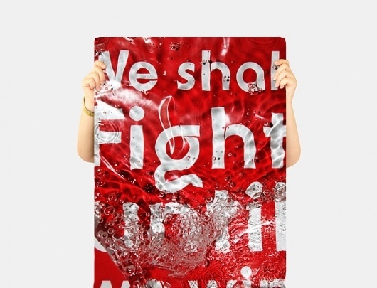 Typography in Water on the Behance Network