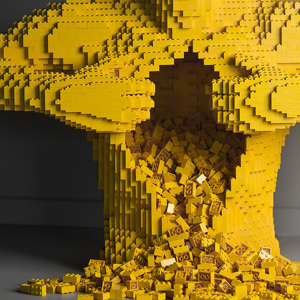 Art of the Brick: Nathan Sawayas LEGO Solo Show in New York #sculpture #lego #art