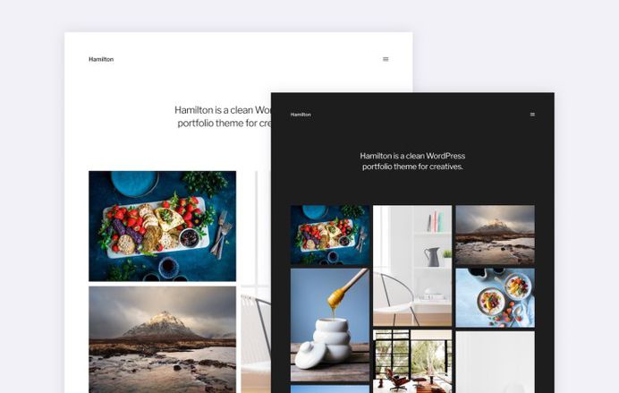 Hamilton - Minimalist Portfolio Wordpress Theme - Free Download