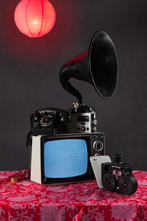 Tech Vanitas: Black & White TV : Jeanette May