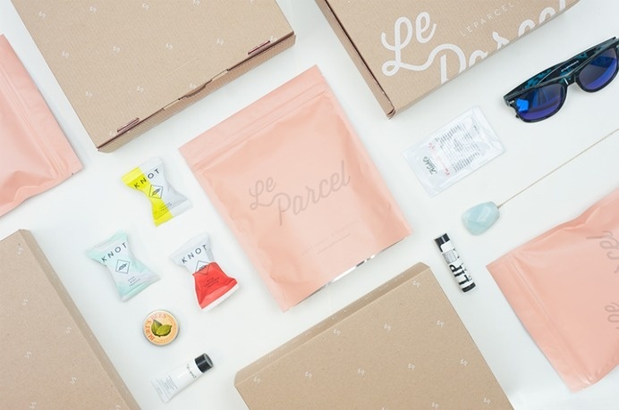 Le Parcel Packaging System #packaging #pink #feminine #system #kit #le #parcel