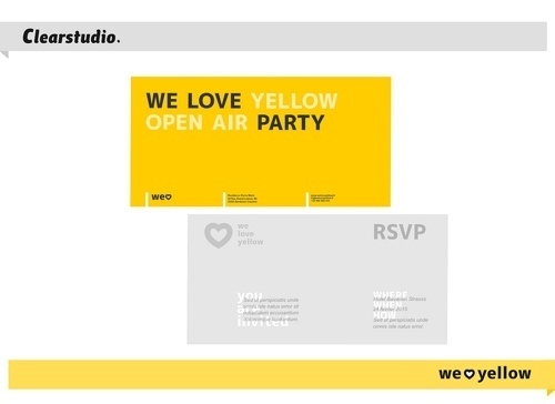 All sizes | We Love Yellow — rsvp | Flickr - Photo Sharing! #identity #rsvp #branding