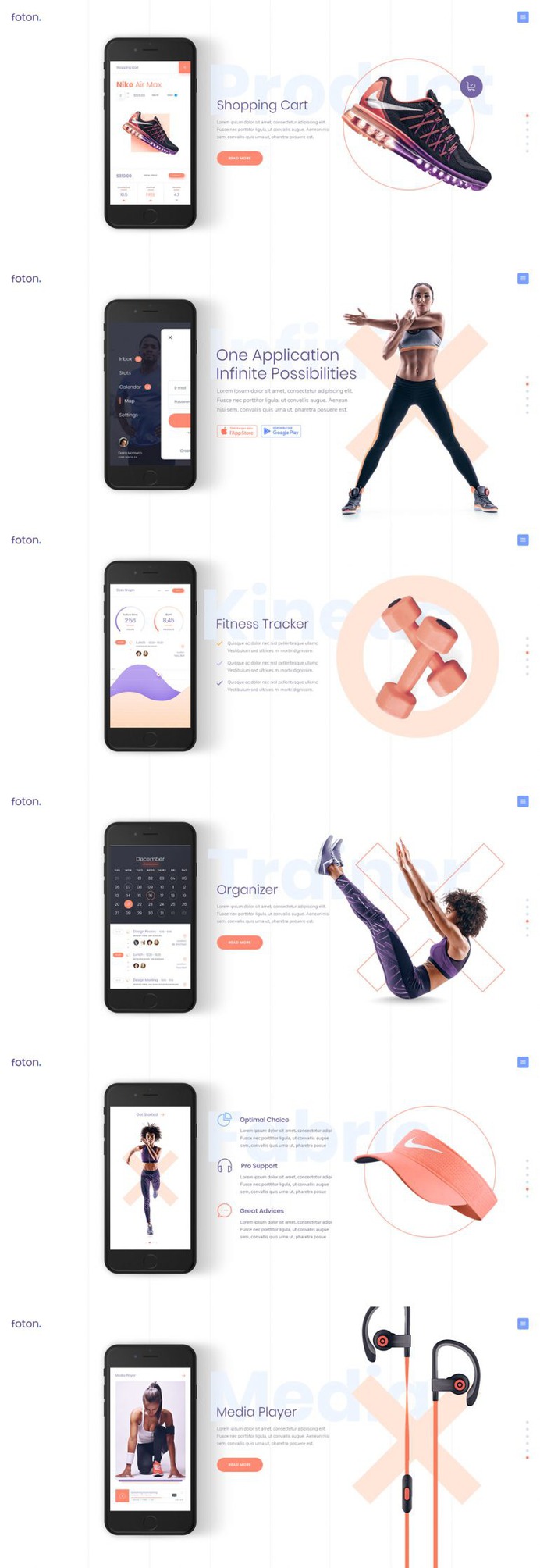 Foton – A Multi-concept Software and App Landing