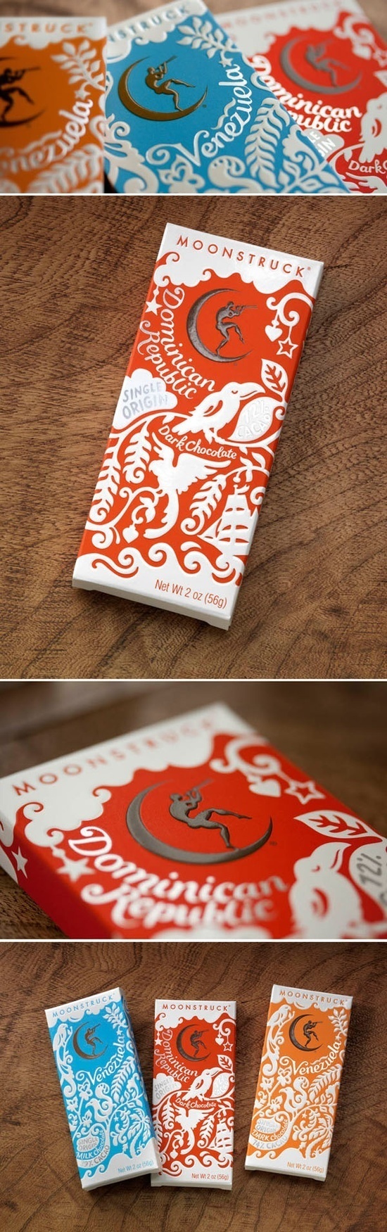 Moonstruck Chocolate #packaging #design