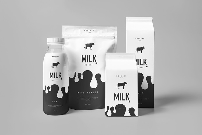 Milk Mock-up on Behance