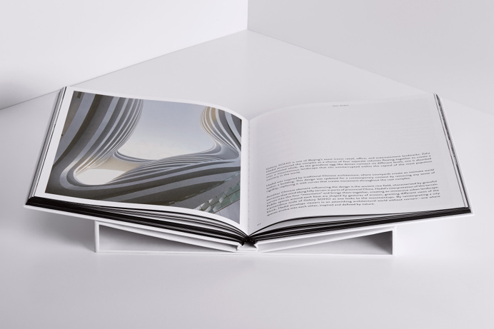 Zaha Hadid Monograph #branding #logo #identity #motherdesign #julestardy #architecture #book #blindemboss #print #cover
