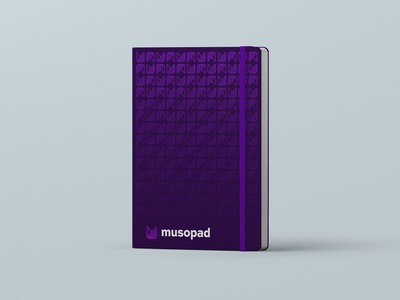 Musopad Notebook Design Exploration brand identity identity pattern print design print notebook notepad branding brand design brand design exploration logo mark logo designer logo design logo