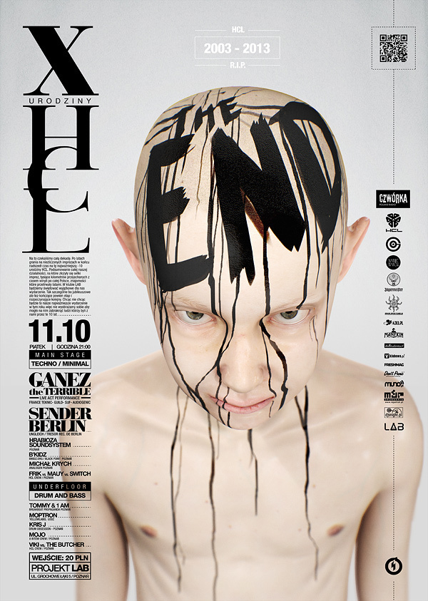 HCL 10th Aniversary: The End on Behance #layout #cover #magazine #crazy