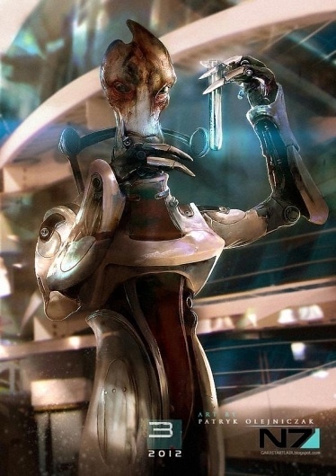 Mass Effect 3 Characters by Patryk Garrett | Cuded #effect #3 #garrett #mass #characters #patryk