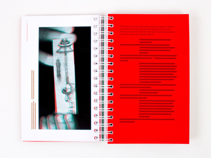 #khomus #leonardo #davinci #book #acetate #red #layout