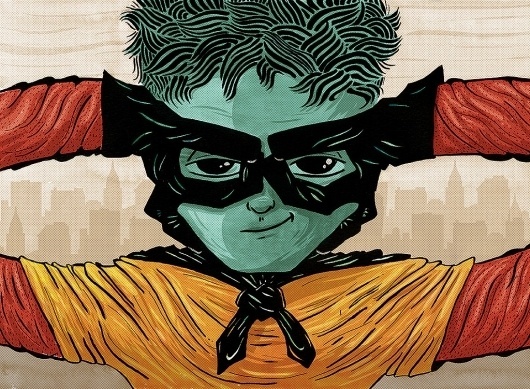 All sizes | Super Hero | Flickr - Photo Sharing! #super #print #hero #victor #illustration #society6 #brazil #beuren
