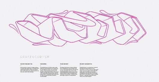 Graffuturism. - Miguel de la Garza #graffitti #renderings