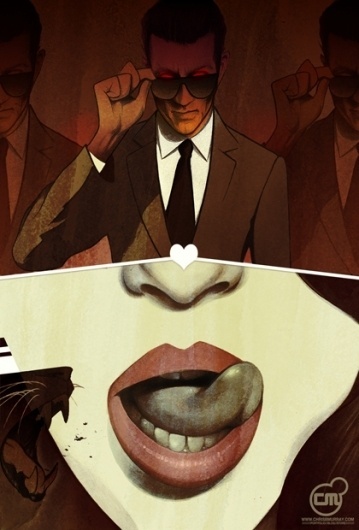 Picture man-eater-2 « Illustration | Chris B. Murray #man #illustration #eater