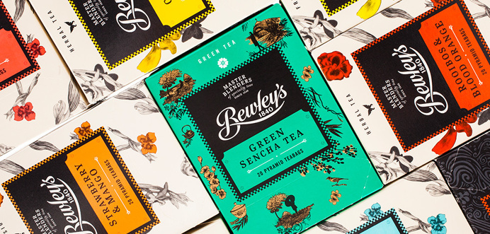 Bewley's Packaging #packaging #design #tea