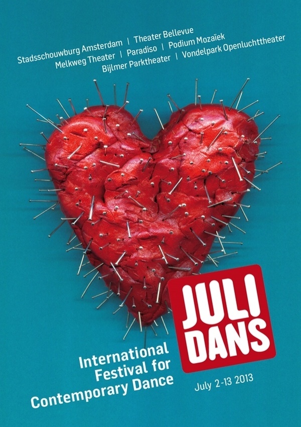 Julidans 2013 - International festival for contemporary dance - www.josellopis.com #creative #julidans #campaign #josellopis #jose #llopis #poster #ad