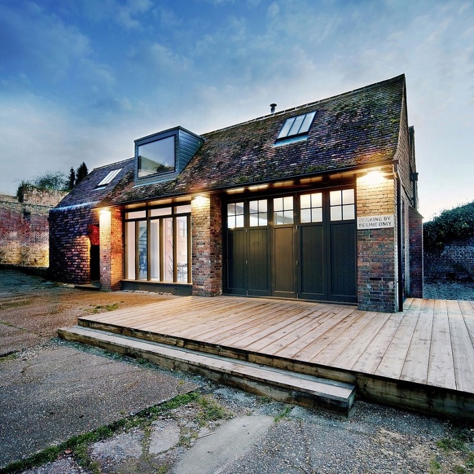 1950s Ambulance Station Converted into a Vacation Home