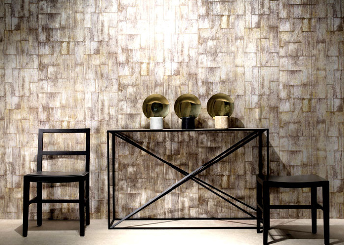 Eclectic Handcrafted Wallcovering by Elitis at Milan Design Week - #wallcoverings, #walls, #walldecor, wallcoverings, wall decor