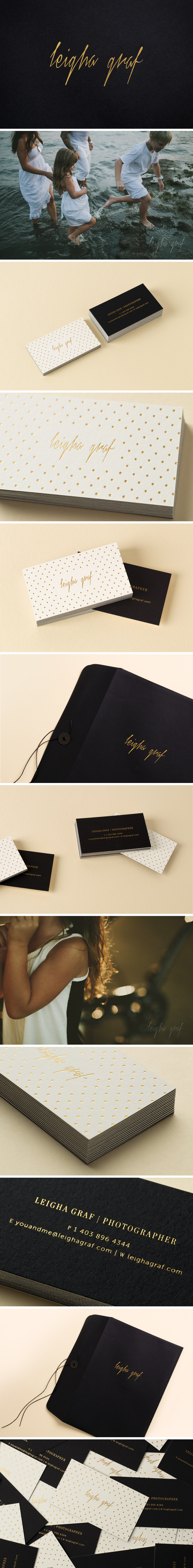 Leigha Graf Photography Brand Identity - One Plus One Design #Brand #Identity #BrandIdentity #Branding